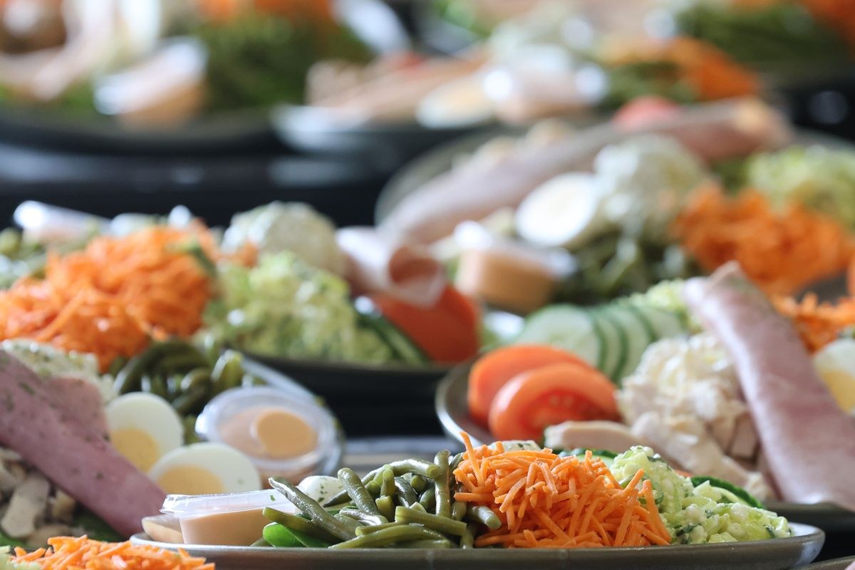 Cobb Salad in a Jar