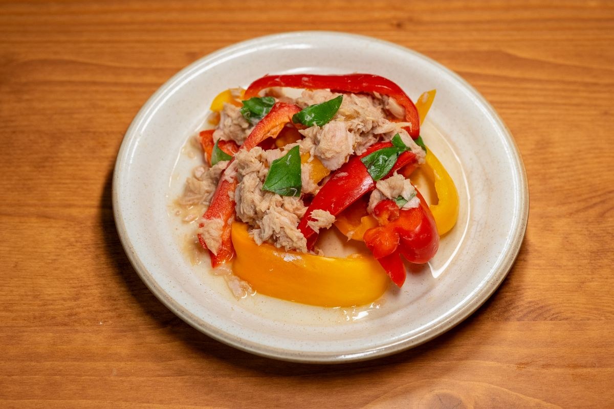 Tuna Salad Stuffed Mini Peppers